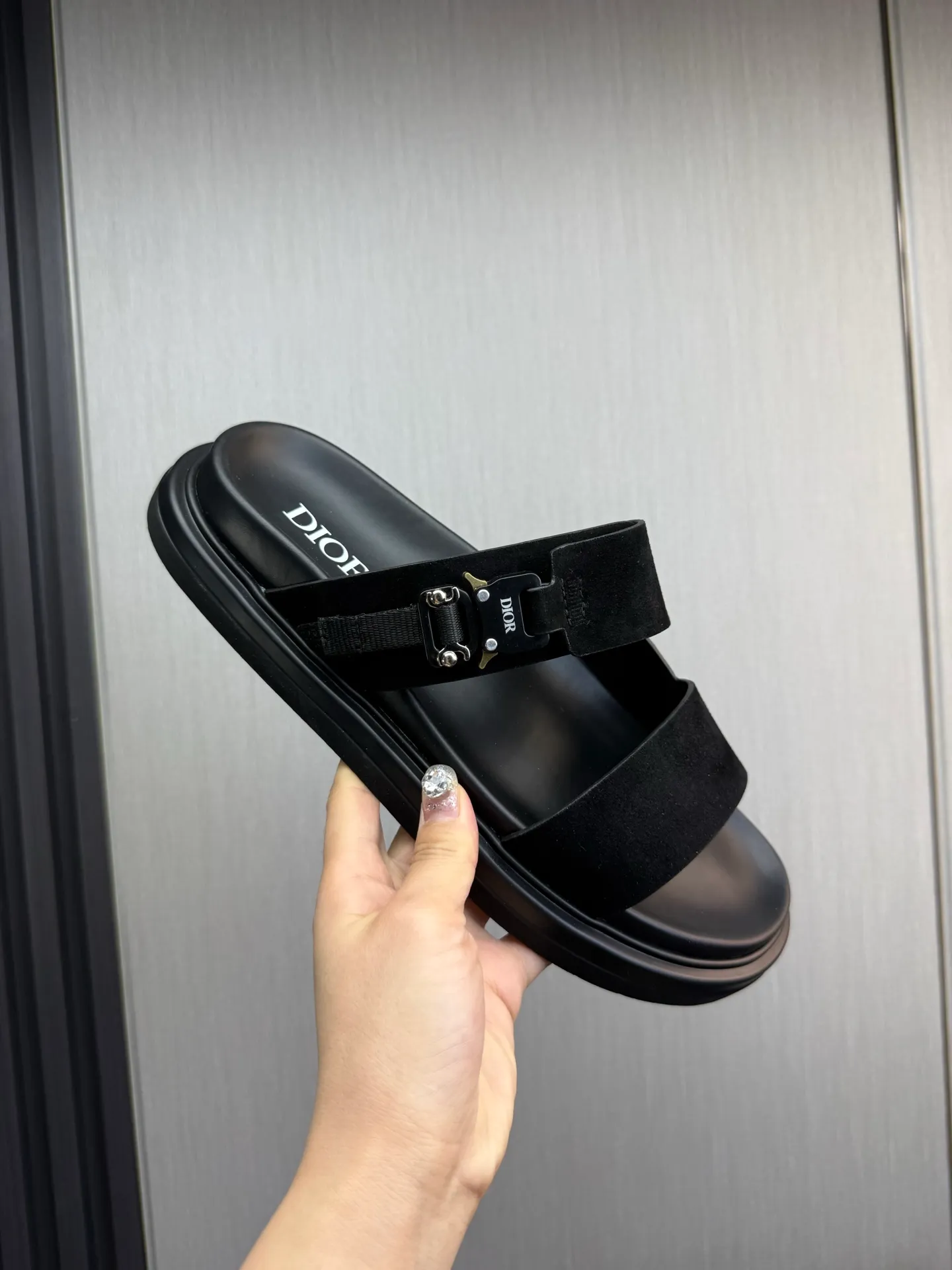 Men's shoes 300💰 Dior. Men's slippers🩴 Official website 1:1 production 38-45 size 45 46 🉑️Customized original material shipped✅